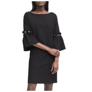 Banana Republic black shift dress